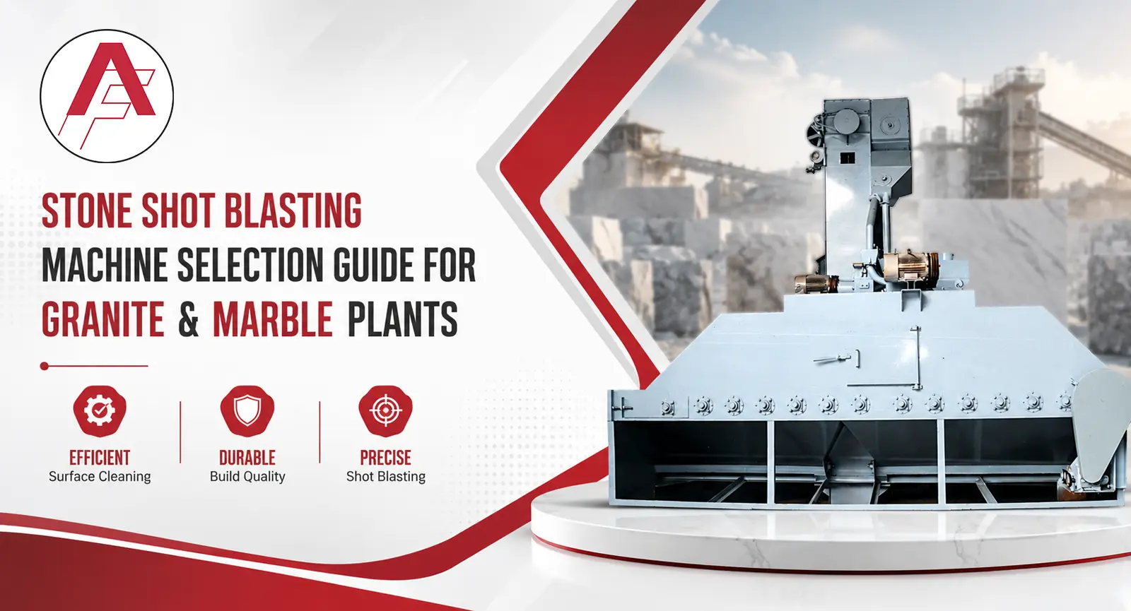 Stone Shot Blasting Machine